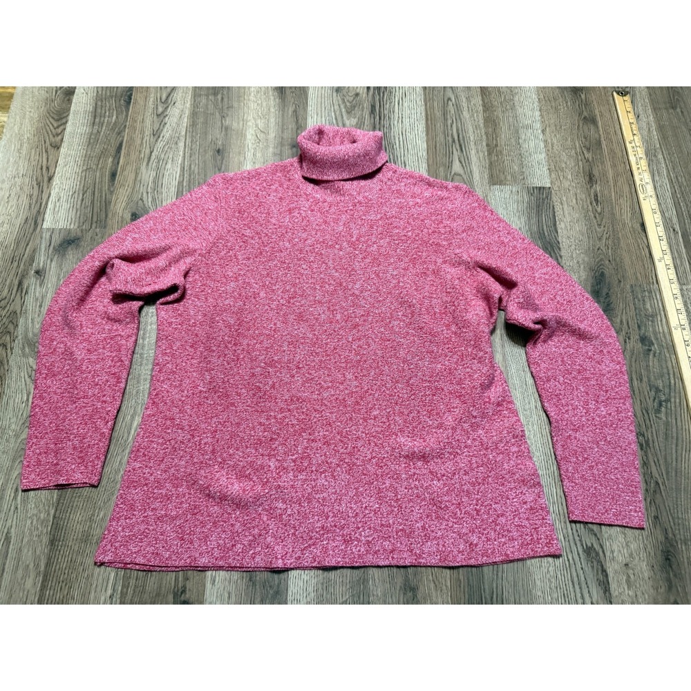 Sahalie Sweater, Women's Size XL, Red, Pullover, Long Sleeve, Turtleneck